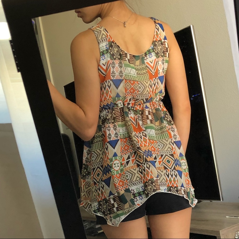 Tank Top Printed Shirt - Picture 2 of 5